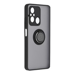 Case with Support Ring for Xiaomi Redmi 12c Black Case with Support Ring for Xiaomi Redmi 12c Black
